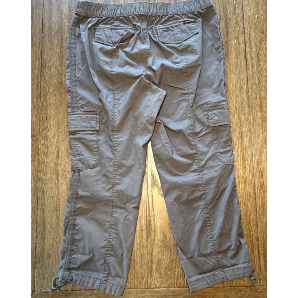 Social Standard by Sanctuary Gray Cargo Joggers Capri Pants XL Elastic Waist - Picture 3 of 10